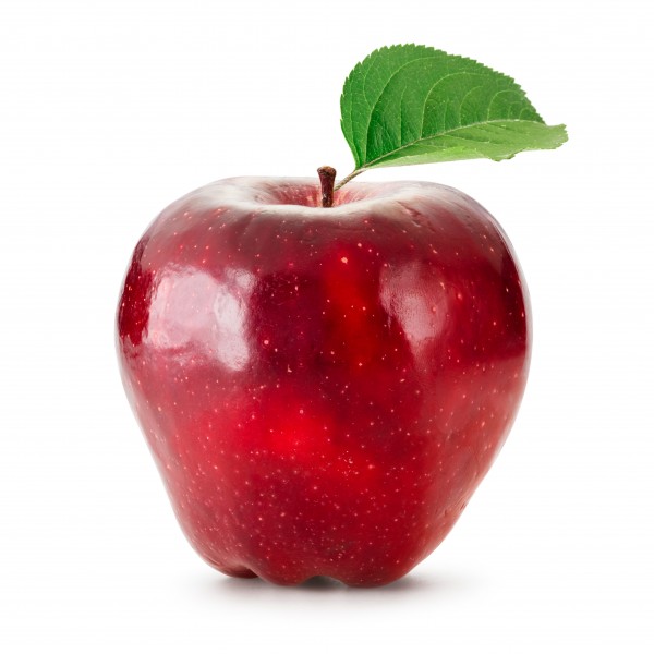 点击大图看下一张：鲜红的苹果图片