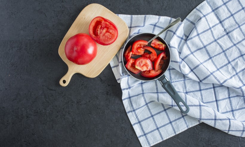 点击大图看下一张：切片西红柿图片