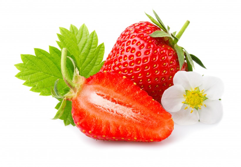 点击大图看下一张：新鲜的草莓图片