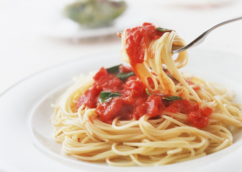 点击大图看下一张：意大利面美食图片
