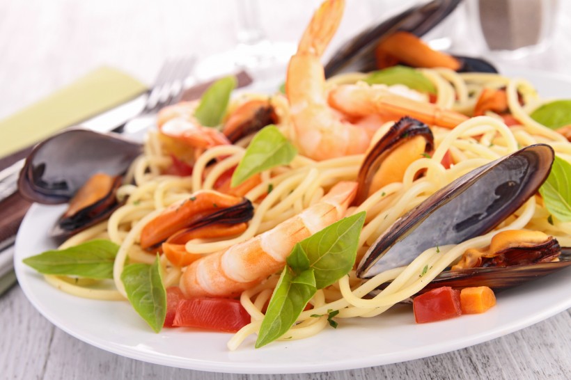 点击大图看下一张：美味意大利面图片