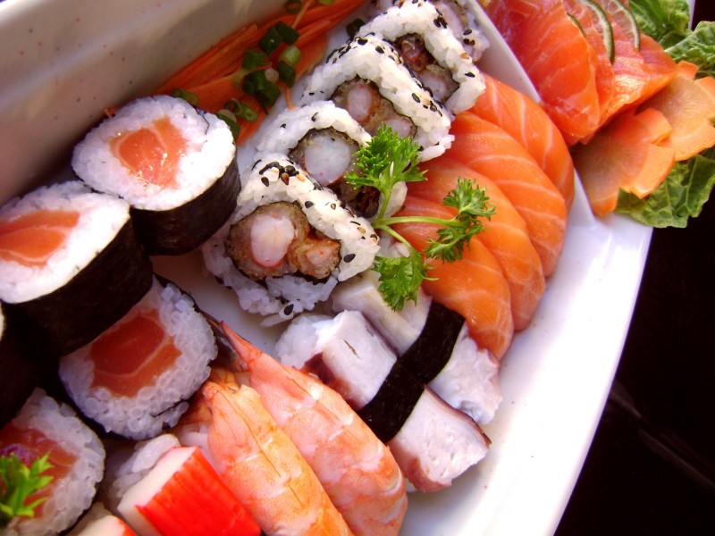 点击大图看下一张：营养丰富的寿司图片
