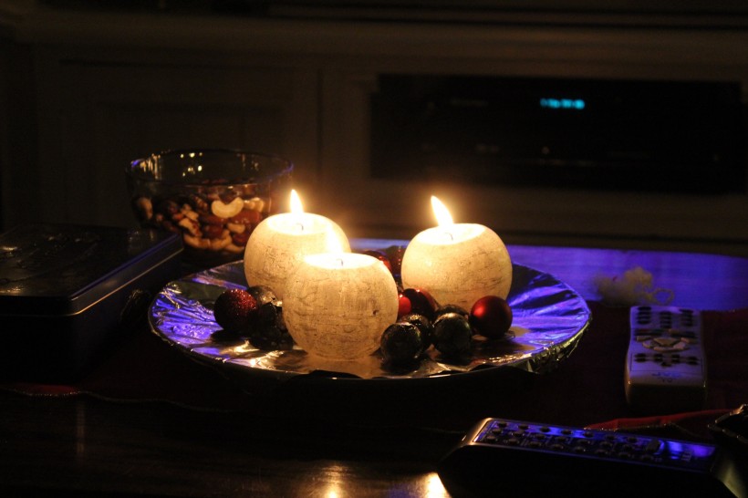 点击大图看下一张：浪漫的烛光晚餐图片