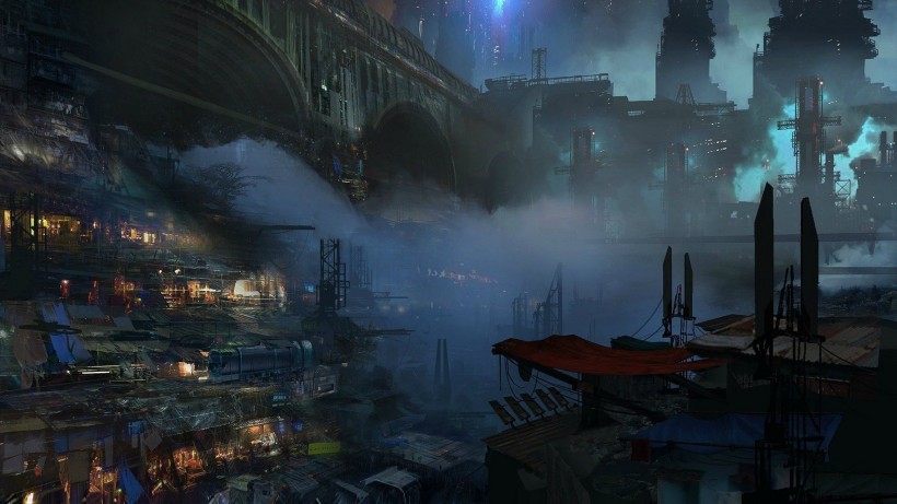 点击大图看下一张：未来科幻城市图片
