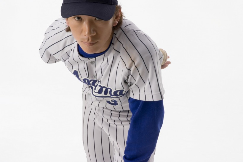 点击大图看下一张：棒球运动员姿态图片