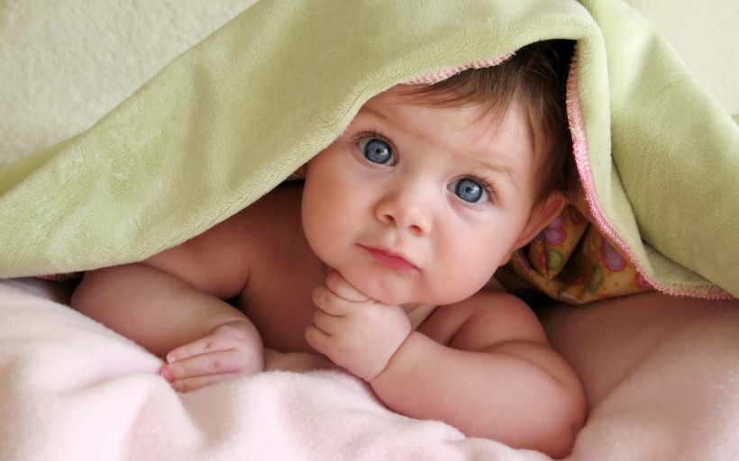 点击大图看下一张：漂亮聪明的婴儿宝宝图片