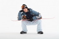 冬季休闲运动男性滑雪图片_120张