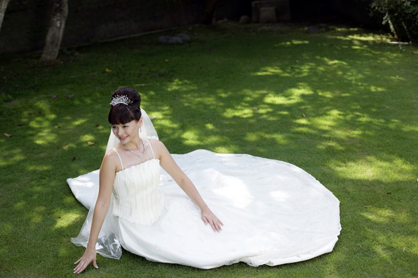 点击大图看下一张：婚纱礼服摄影图片