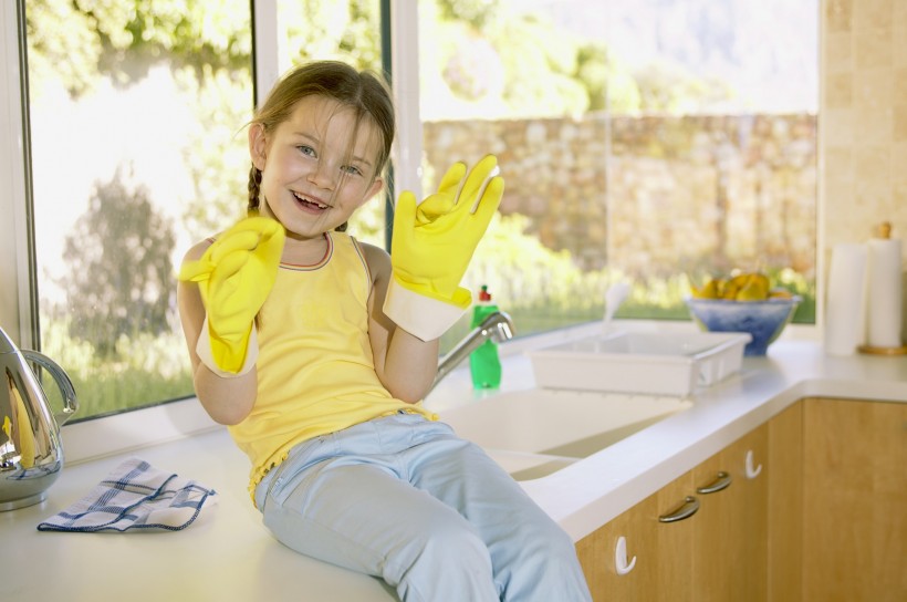 点击大图看下一张：家庭卫生清洁图片
