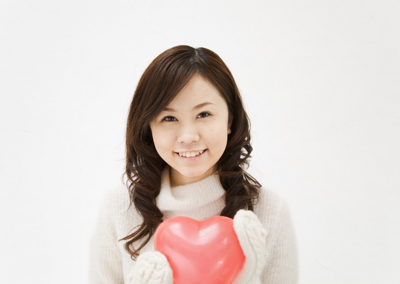 点击大图看下一张：女孩灿烂的笑容图片