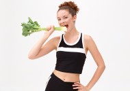 女性运动健康和蔬果图片_14张
