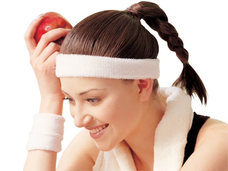 点击大图看下一张：女性健美体操模特造型图片