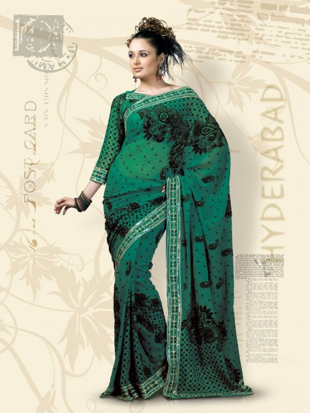 点击大图看下一张:印度莎丽图片