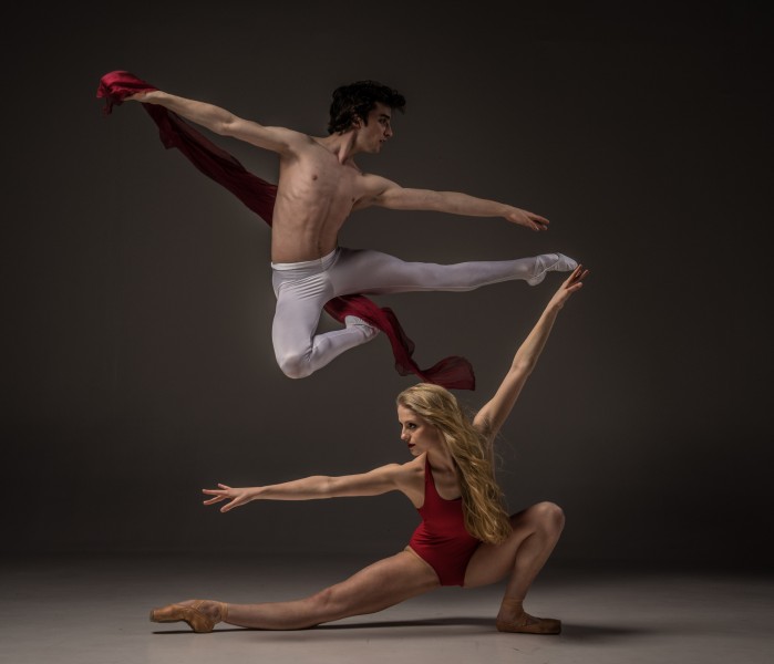 点击大图看下一张：双人芭蕾舞表演图片