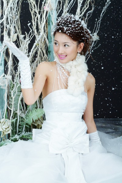 点击大图看下一张：唯美婚纱图片