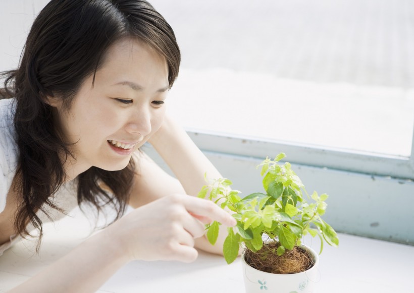 点击大图看下一张：女孩的休闲生活图片