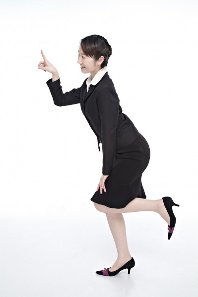 点击大图看下一张：职场夸张表情形态概念图片