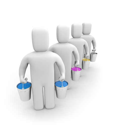 点击大图看下一张：3D小人刷漆图片