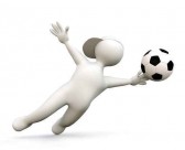 3D小人踢足球图片_500px小图_30张