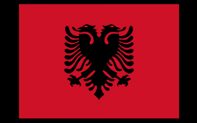 点击大图看下一张：阿尔巴尼亚国旗图片