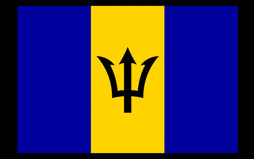 点击大图看下一张：巴巴多斯国旗图片