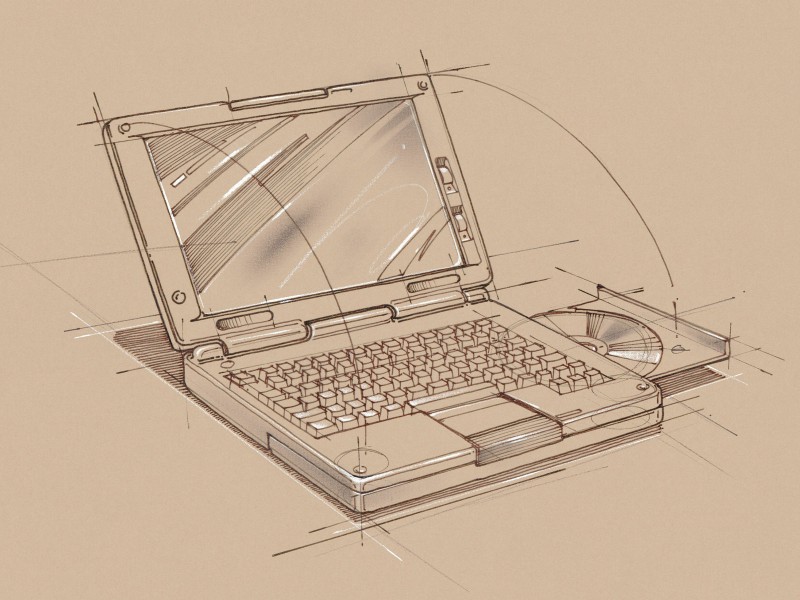 点击大图看下一张:办公用品素描图片