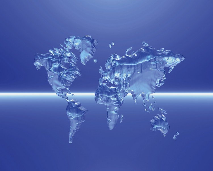 点击大图看下一张：抽象全球概念图片