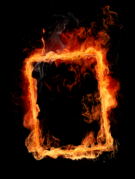 点击大图看下一张：火焰透明背景PNG图片