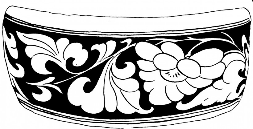 点击大图看下一张：两宋时代罐子纹饰图片
