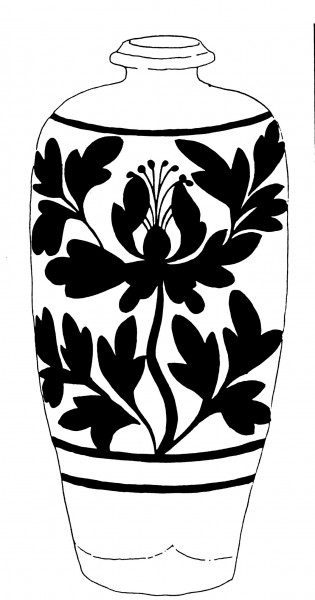 点击大图看下一张：两宋时代罐子纹饰图片