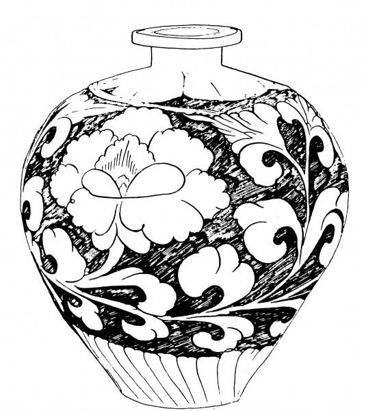 点击大图看下一张:两宋时代罐子纹饰图片