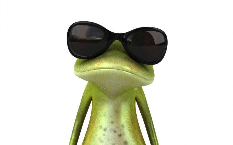 点击大图看下一张：3D青蛙图片素材
