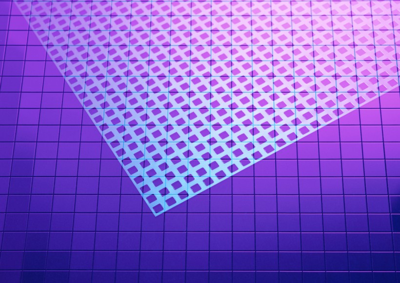 点击大图看下一张：信息技术背景图片