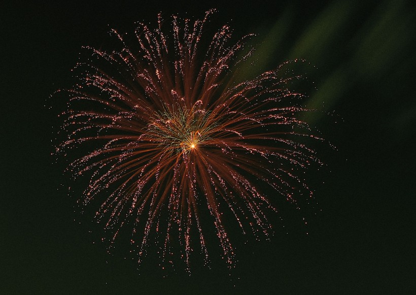 点击大图看下一张:绚丽烟花图片