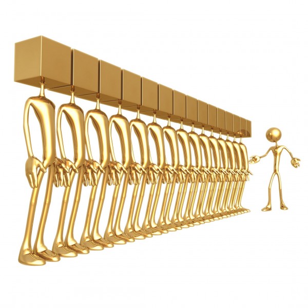 点击大图看下一张：喻意金人图片