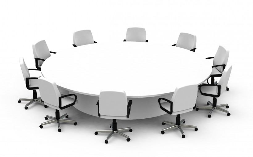 点击大图看下一张：办公会议桌设计图片
