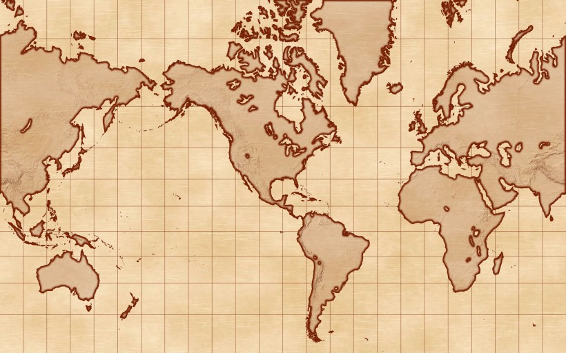 点击大图看下一张：世界地图图片