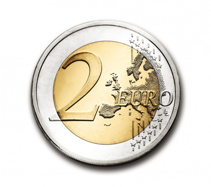 点击大图看下一张：欧元硬币图片