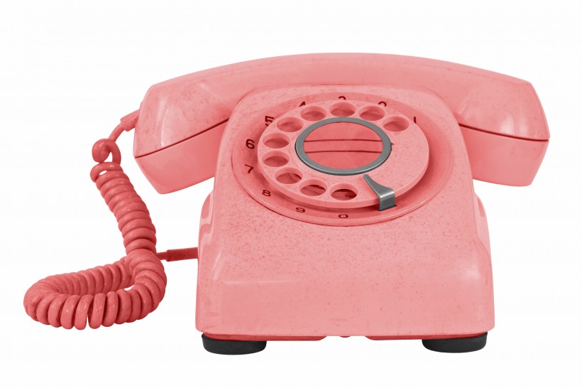 点击大图看下一张：怀旧古董电话图片