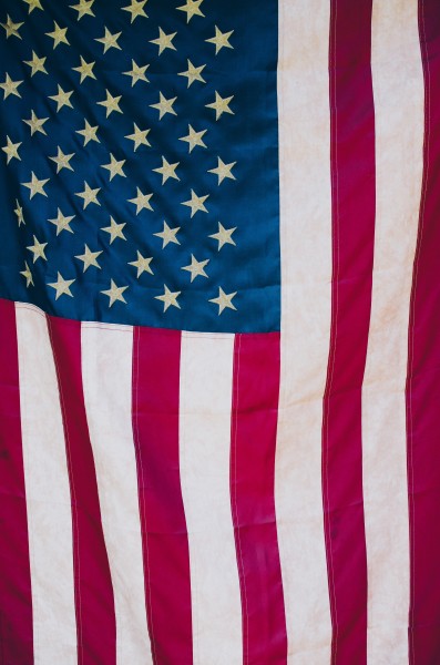 点击大图看下一张：美国国旗特写图片