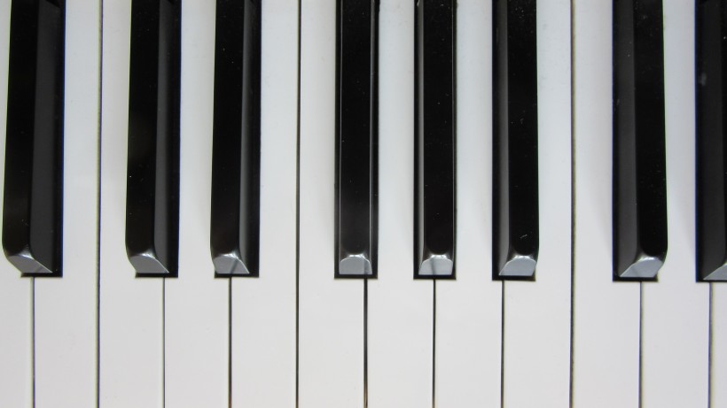 点击大图看下一张：钢琴键盘图片