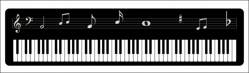 点击大图看下一张：钢琴琴键图片