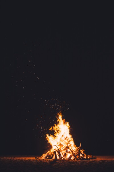 点击大图看下一张：燃烧中的火焰图片