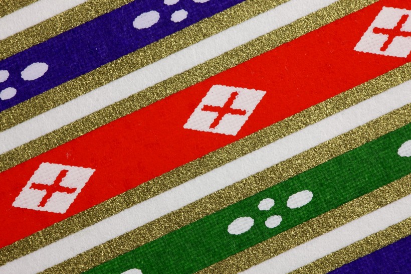 点击大图看下一张：日式布纹图片