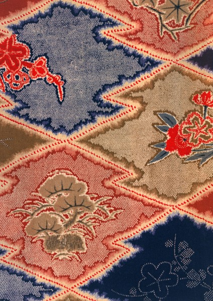 点击大图看下一张:日式染印布纹图片