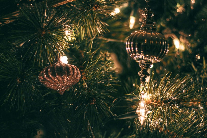 点击大图看下一张：圣诞树上的一些小饰品图片