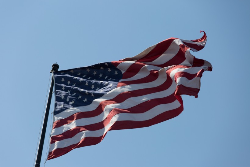 点击大图看下一张：美国国旗图片