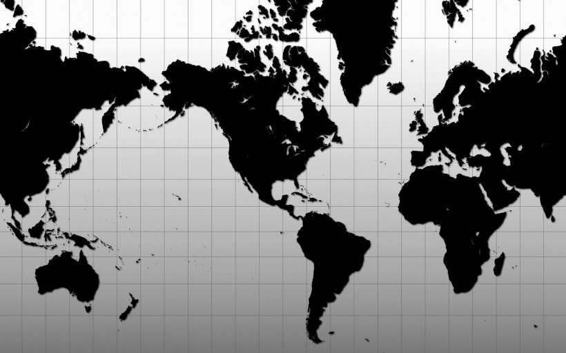 点击大图看下一张：各种创意组合的世界地图图片