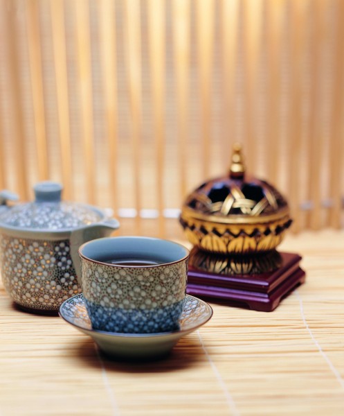 点击大图看下一张：西式茶具花茶图片