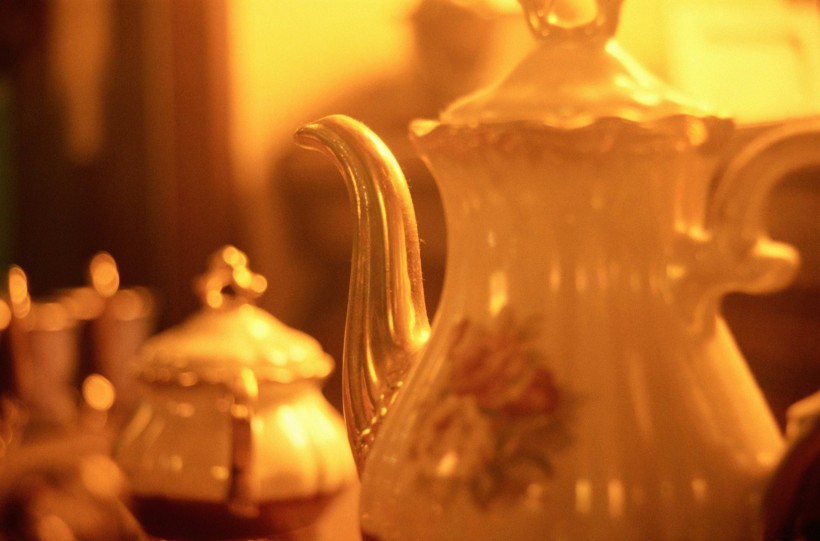 点击大图看下一张：西式茶具花茶图片